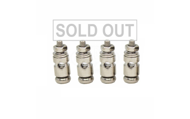 Pushrod Connectors Linkage Stoppers Hole 1.8mm RC Airplane x 4pcs